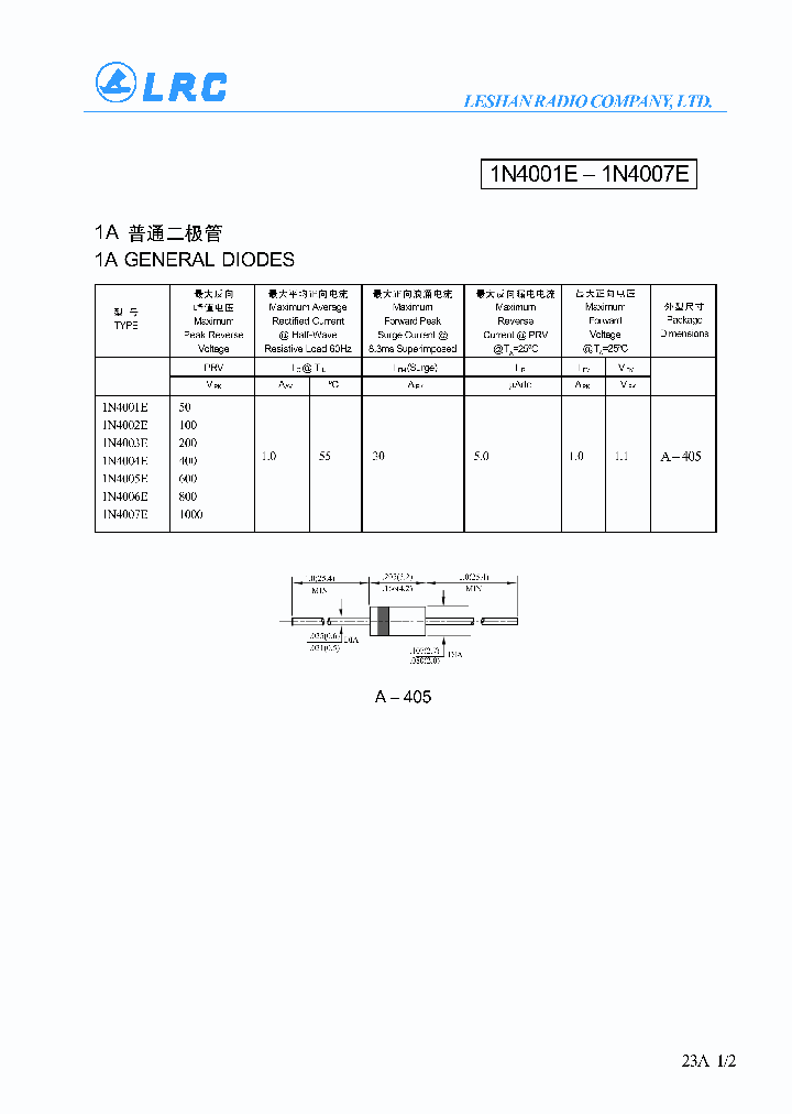 1N4007E_154751.PDF Datasheet