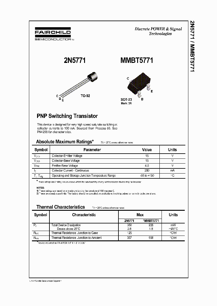 MMBT5771_151773.PDF Datasheet