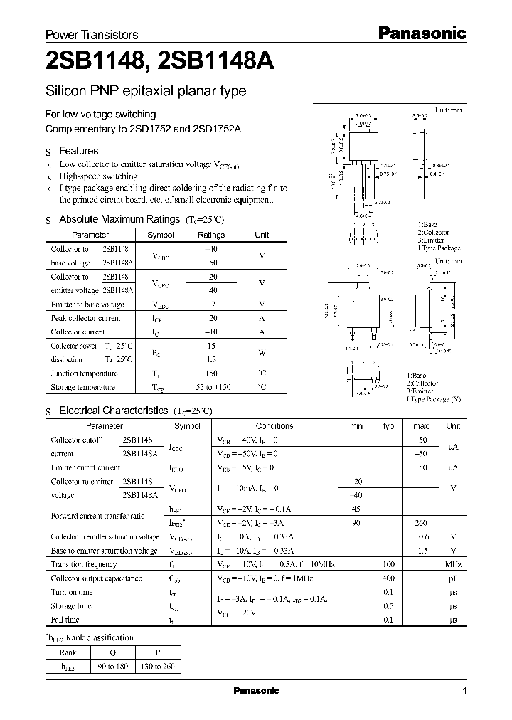 2SB1148_6756.PDF Datasheet