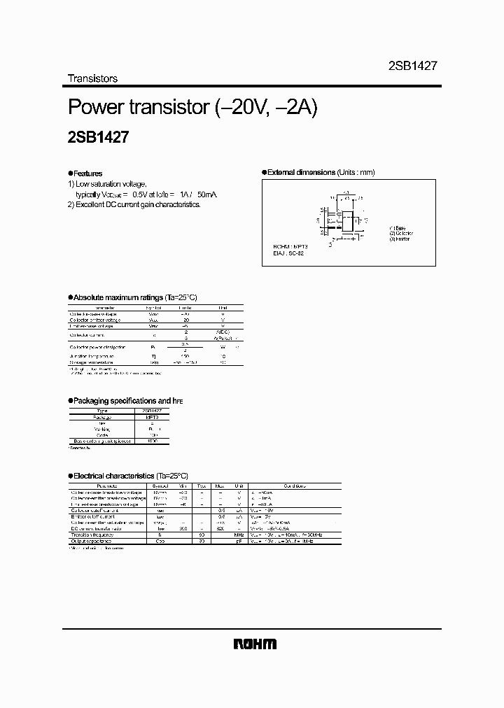 2SB1427_17274.PDF Datasheet