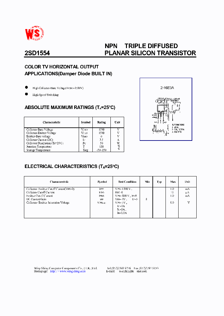 2SD1554_191897.PDF Datasheet