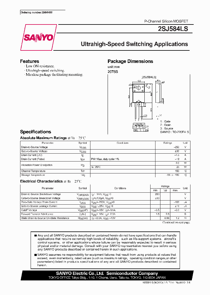 2SJ584LS_12989.PDF Datasheet