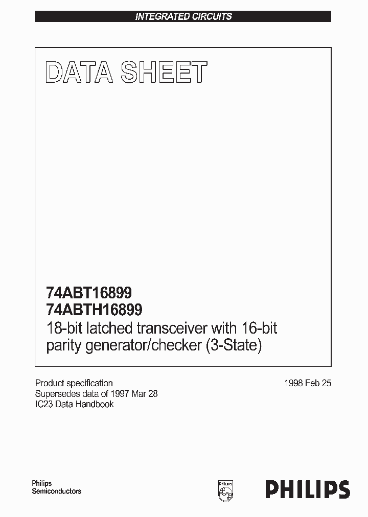 74ABT16899_75774.PDF Datasheet