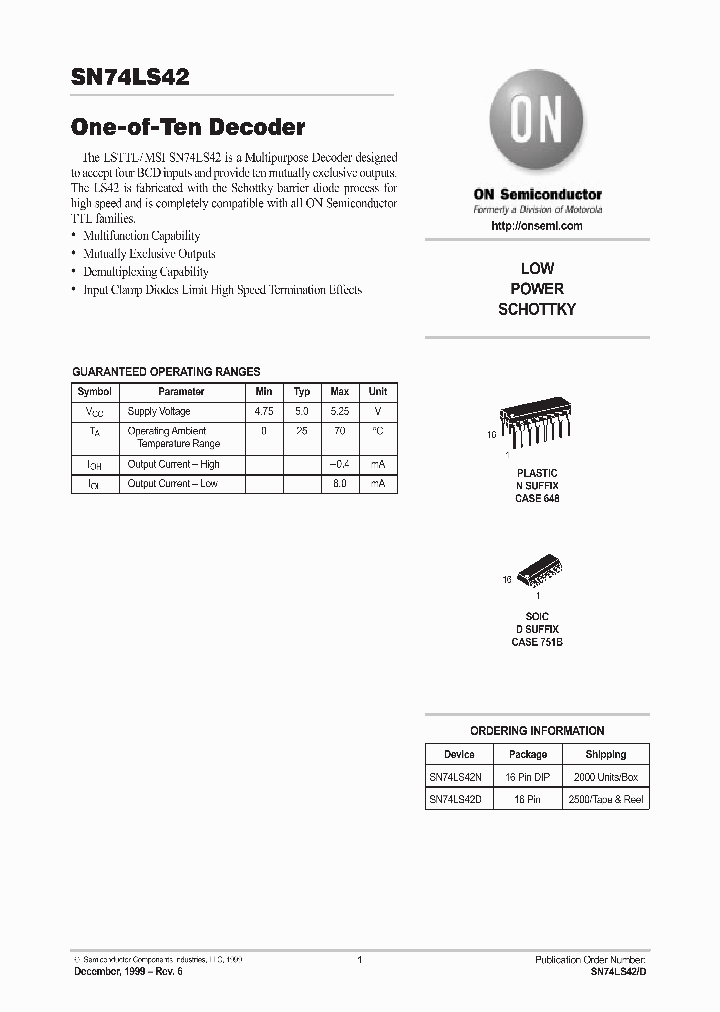 74LS42_187053.PDF Datasheet