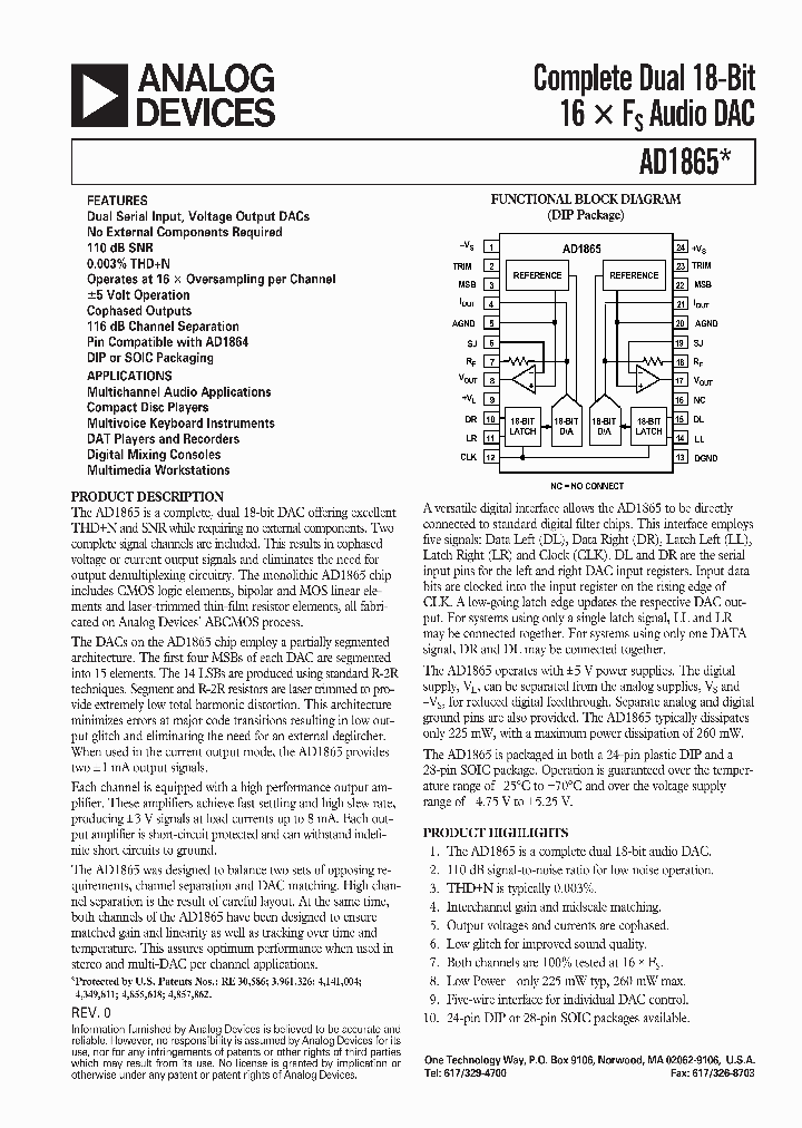 AD1865_94764.PDF Datasheet