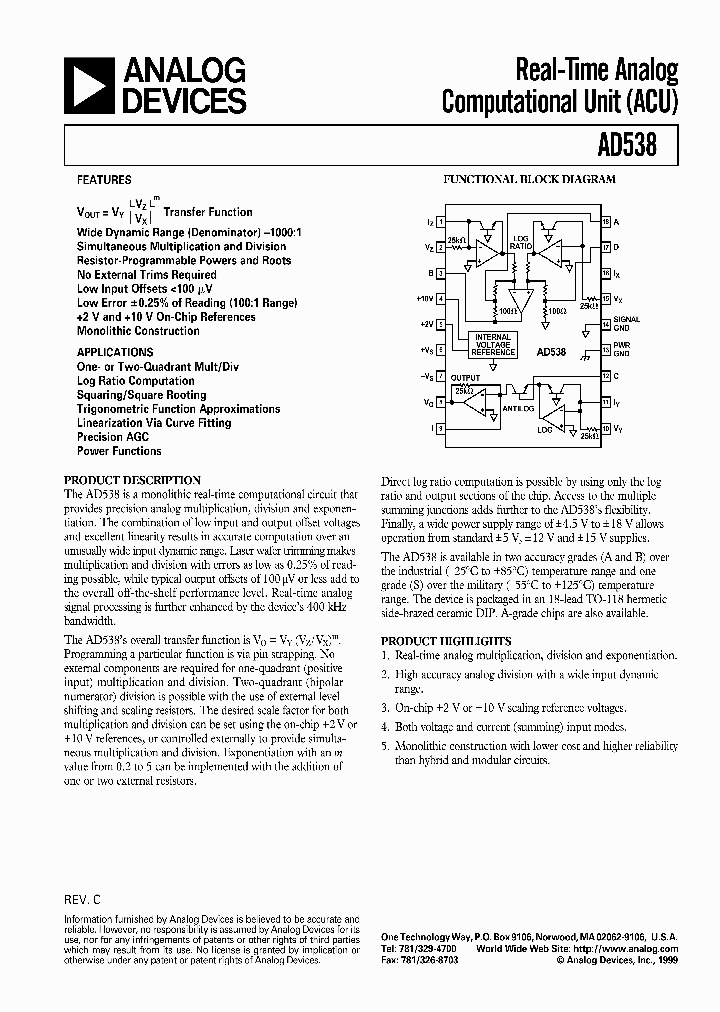 AD538_45061.PDF Datasheet