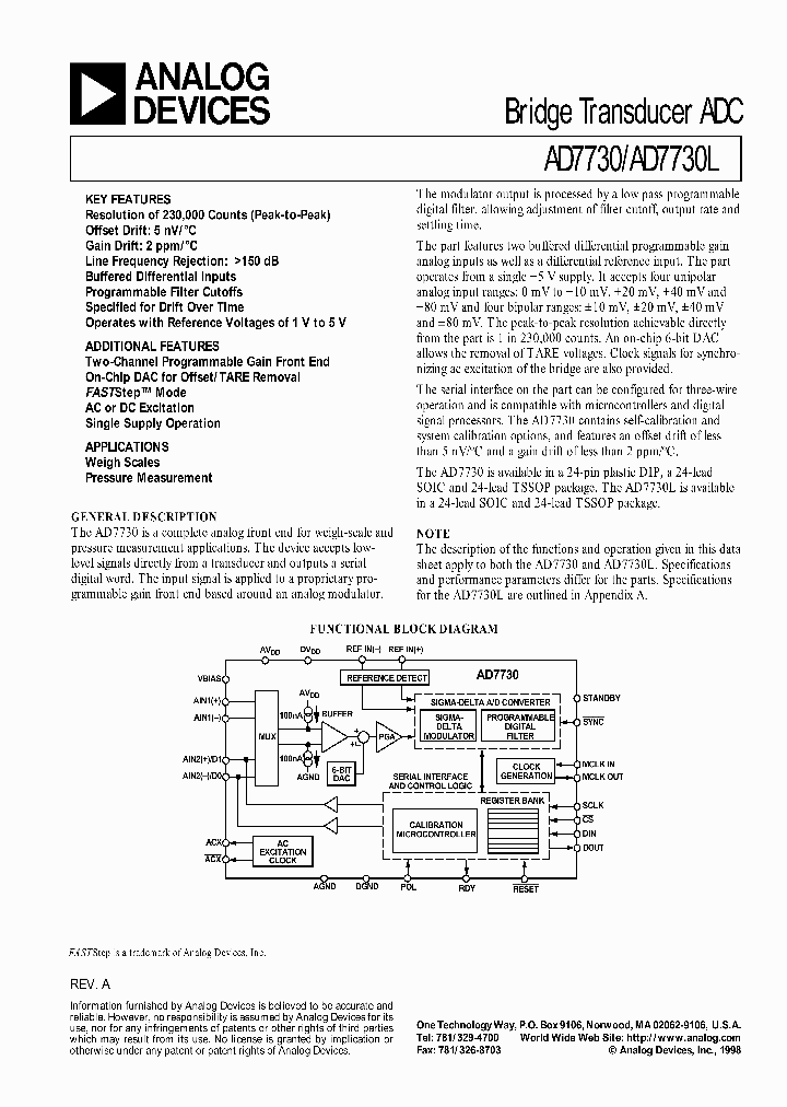 AD7730_182274.PDF Datasheet