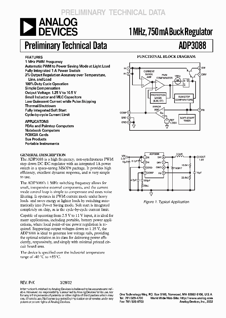 ADP3088_180900.PDF Datasheet