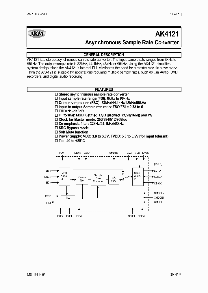 AK4121_21489.PDF Datasheet