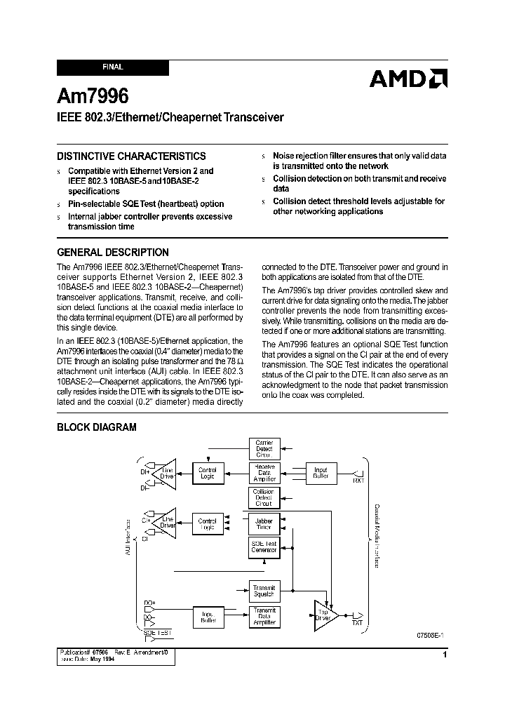 AM7996_6552.PDF Datasheet