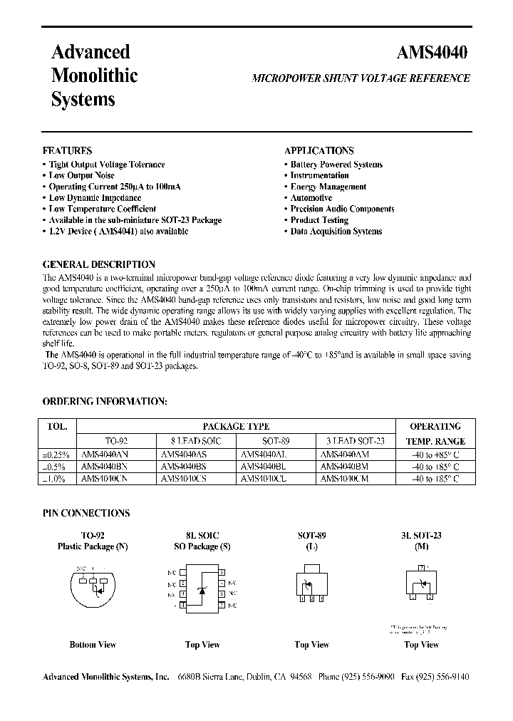 AMS4040_160029.PDF Datasheet