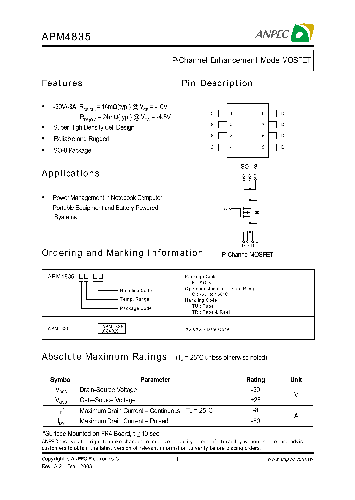 APM4835_2202.PDF Datasheet