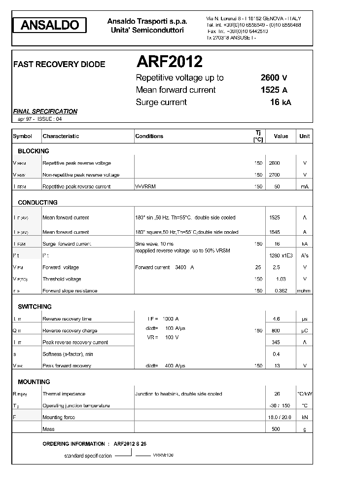 ARF2012S26_141004.PDF Datasheet