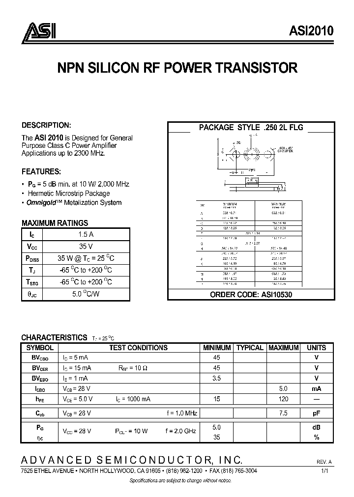 ASI10530_132093.PDF Datasheet