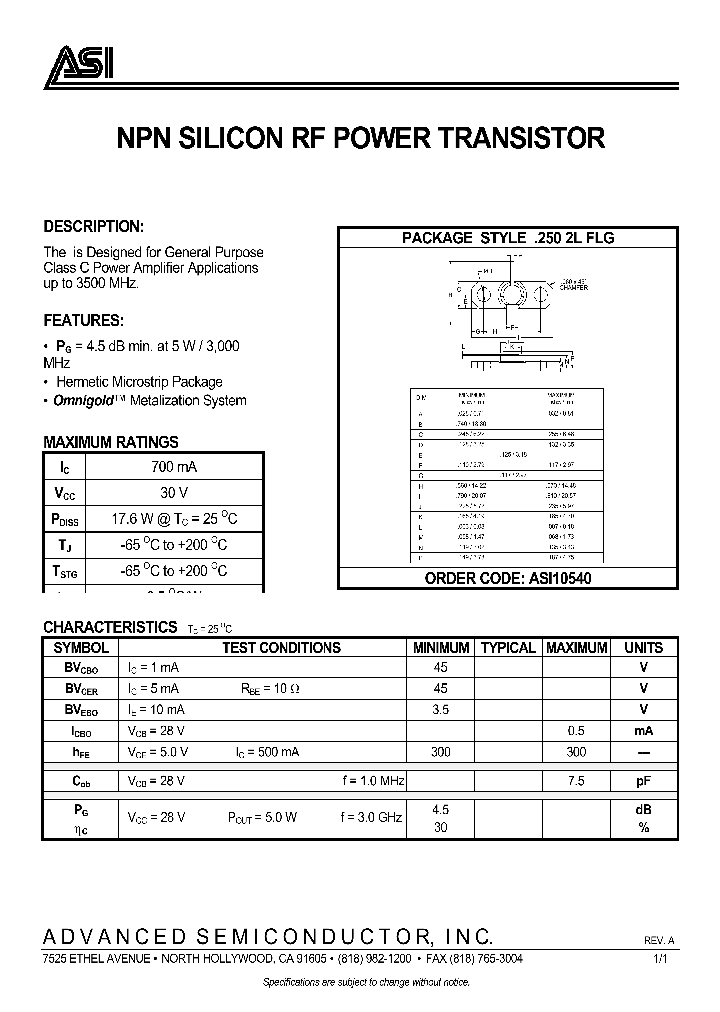 ASI10540_132157.PDF Datasheet