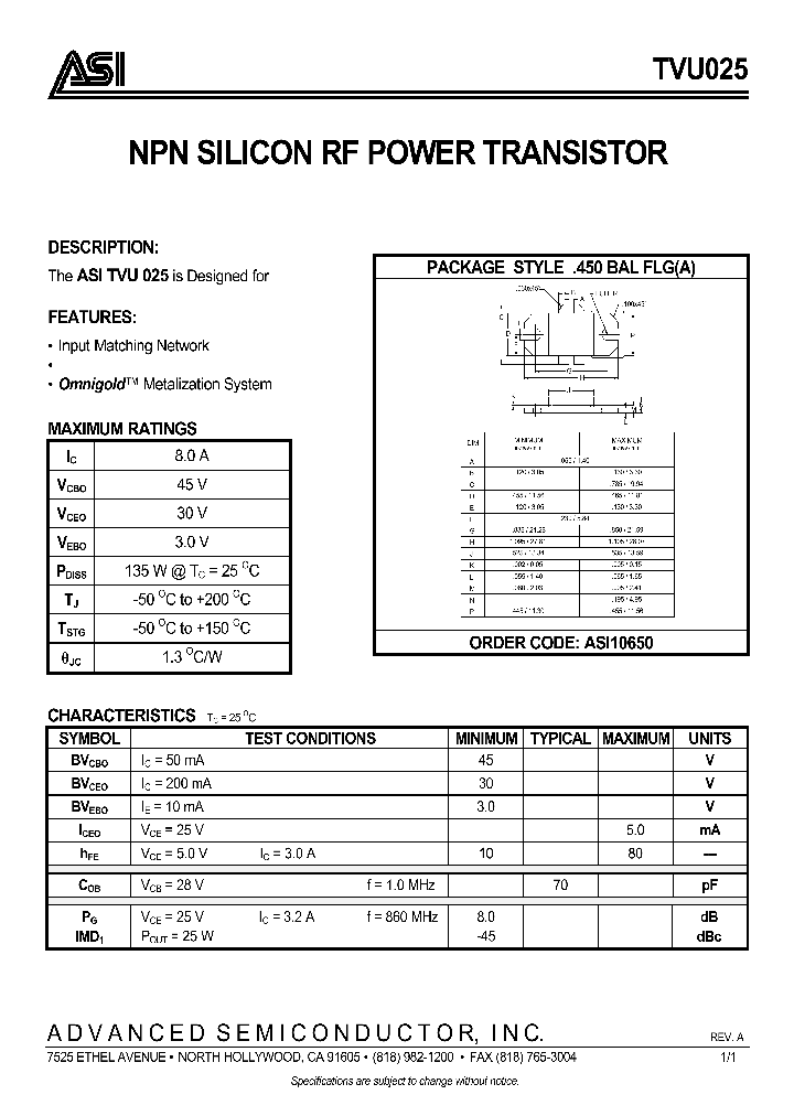 ASI10650_132721.PDF Datasheet