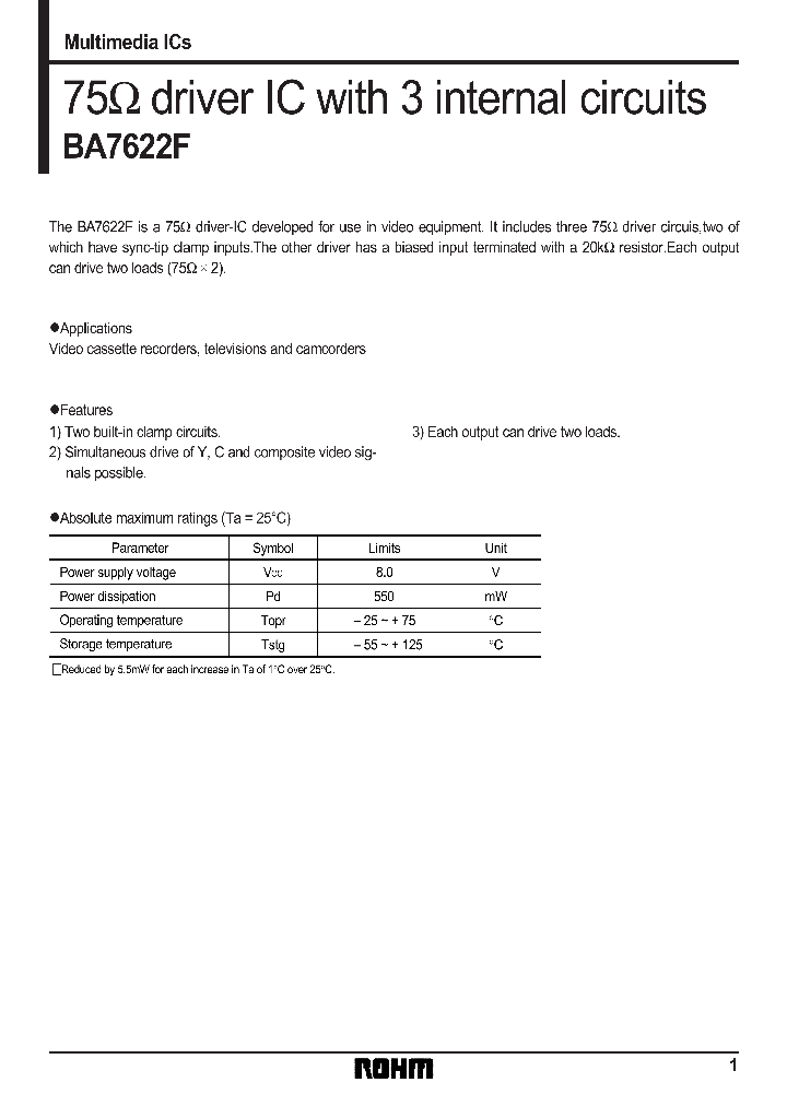 BA7622_119084.PDF Datasheet