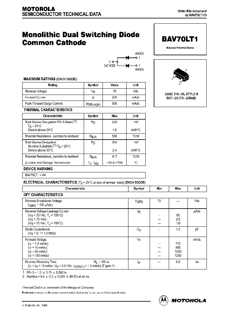 BAV70LT1_136668.PDF Datasheet