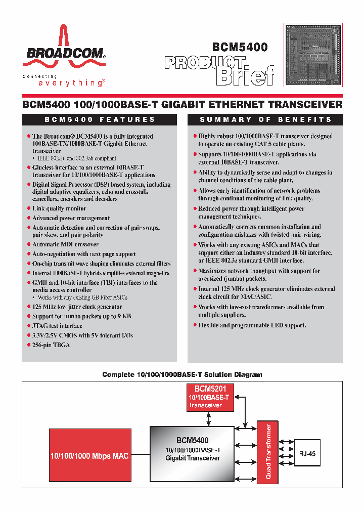 BCM5400_4006.PDF Datasheet