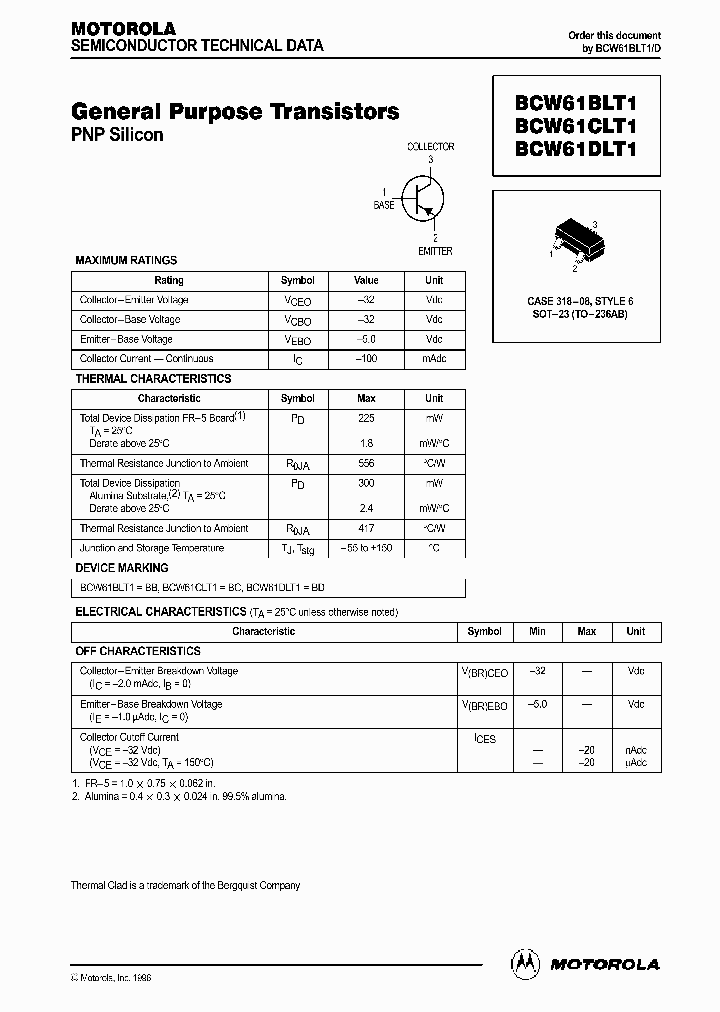 BCW61BLT1_138624.PDF Datasheet