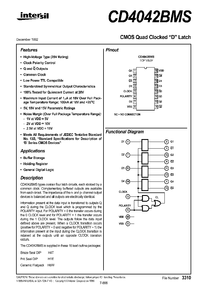 CD4042BMS_112443.PDF Datasheet