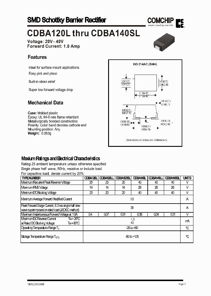 CDBA120L_179794.PDF Datasheet