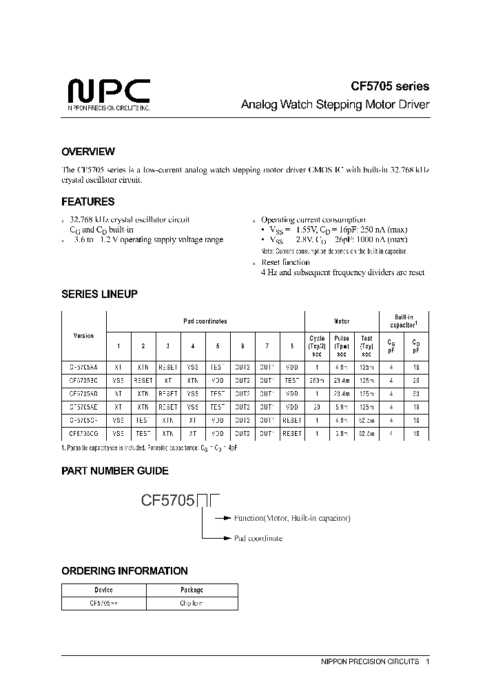 CF5705AA_40164.PDF Datasheet