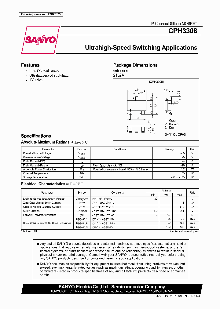 CPH3308_142086.PDF Datasheet