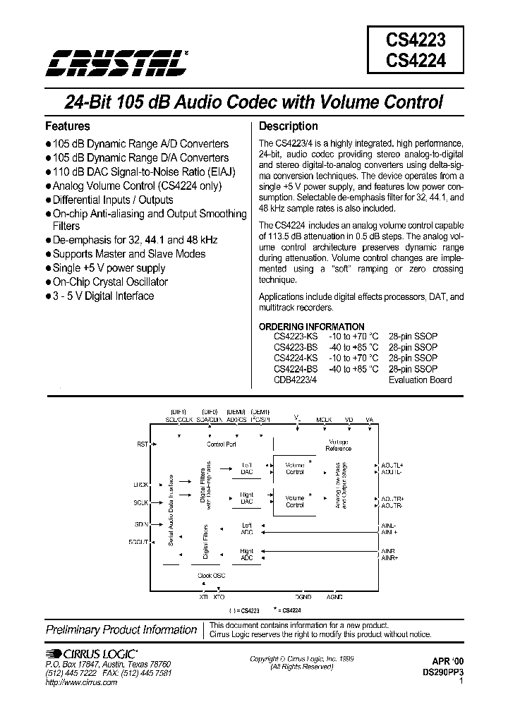 CS4224_128417.PDF Datasheet