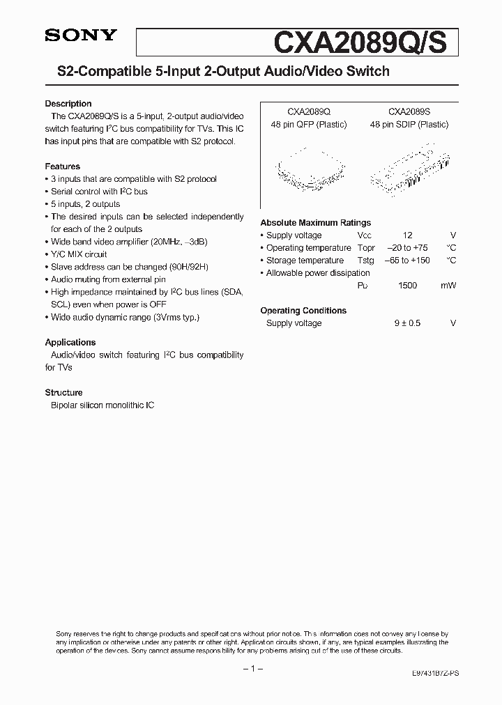 CXA2089_24146.PDF Datasheet