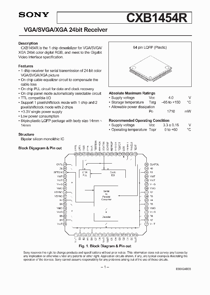 CXB1454R_40380.PDF Datasheet