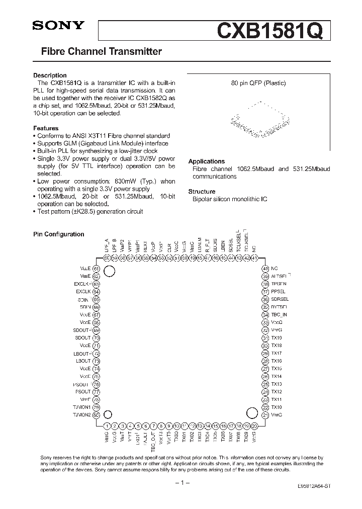 CXB1581Q_40397.PDF Datasheet