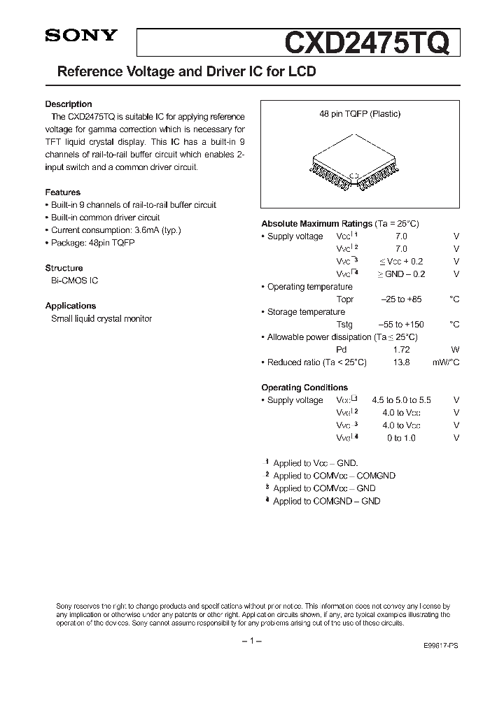 CXD2475TQ_152581.PDF Datasheet