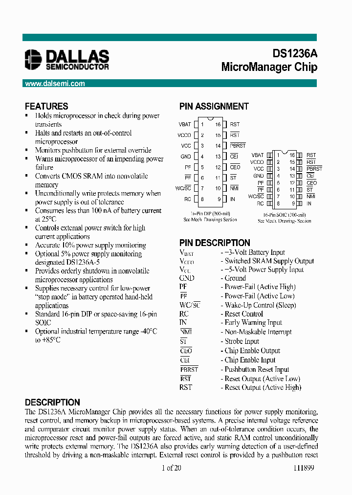 DS1236A_123994.PDF Datasheet