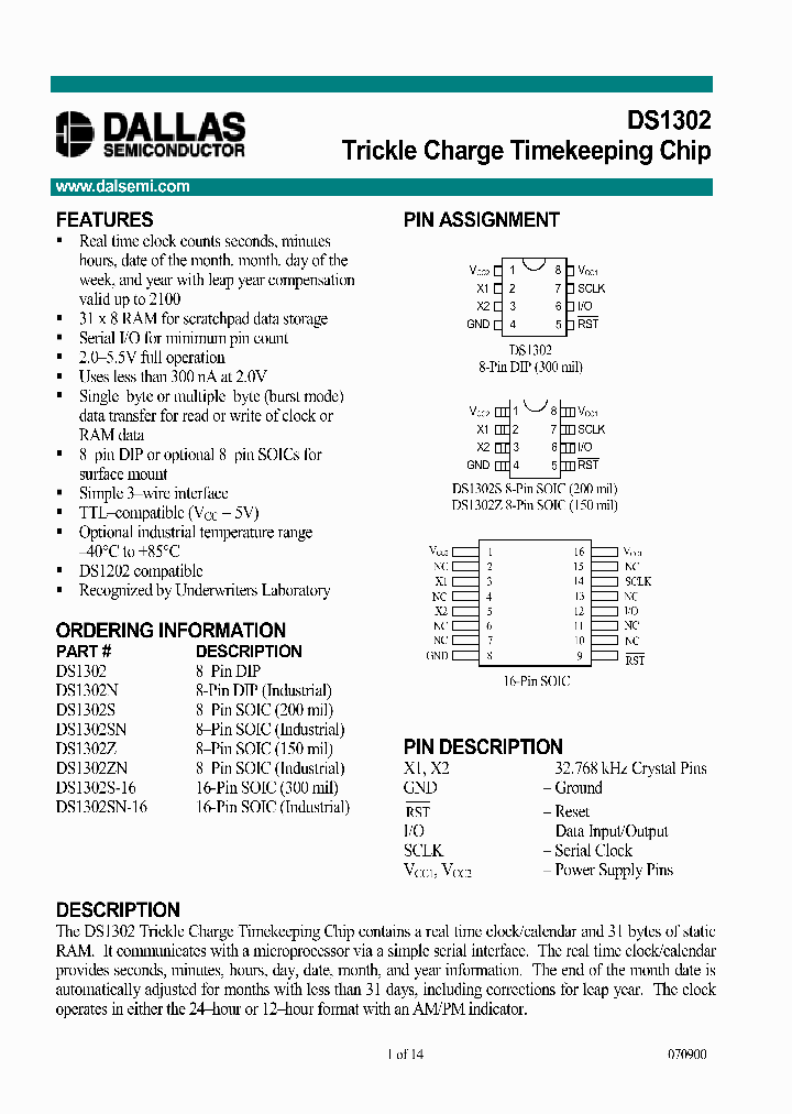 DS1302_3553.PDF Datasheet