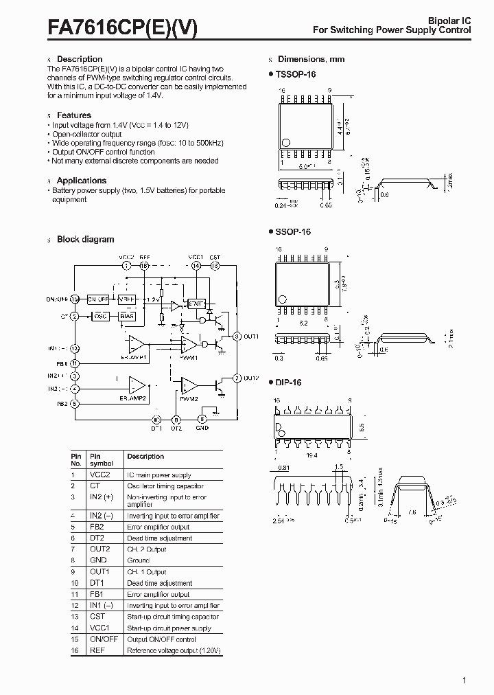 FA7616CP_173443.PDF Datasheet