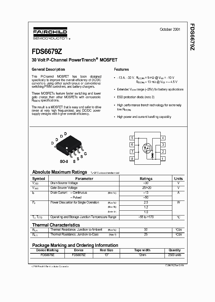 FDS6679Z_44752.PDF Datasheet