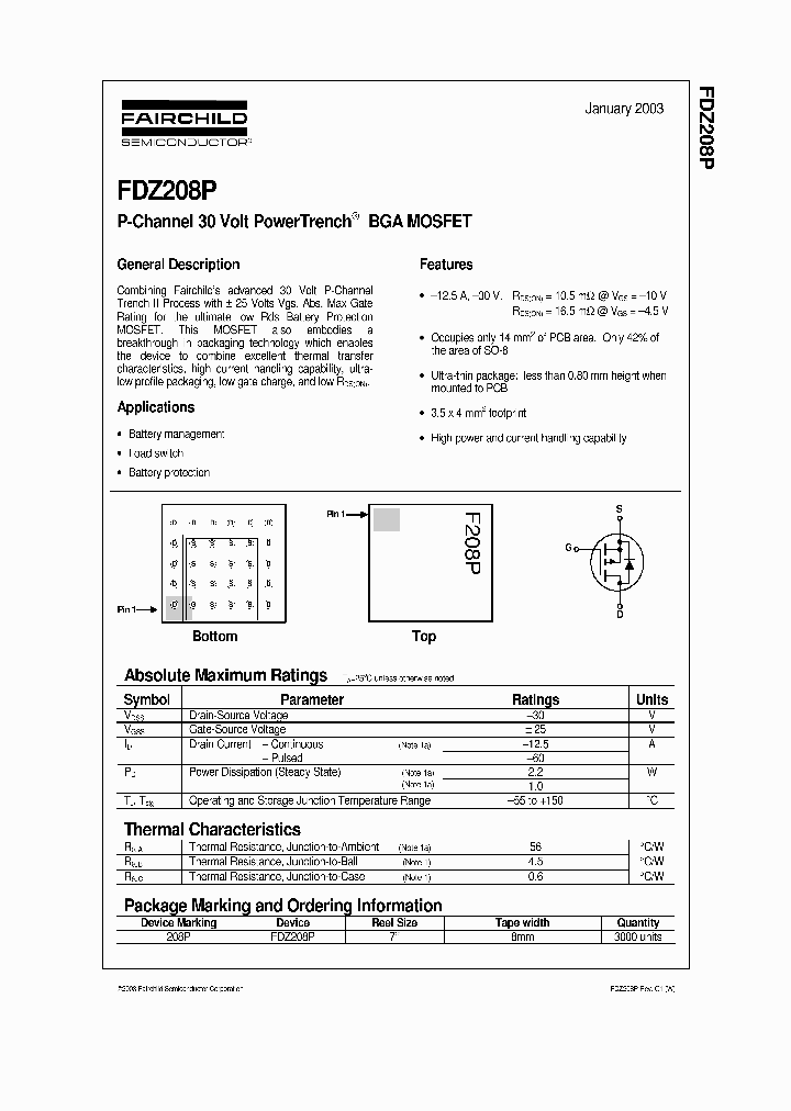 FDZ208P_32556.PDF Datasheet