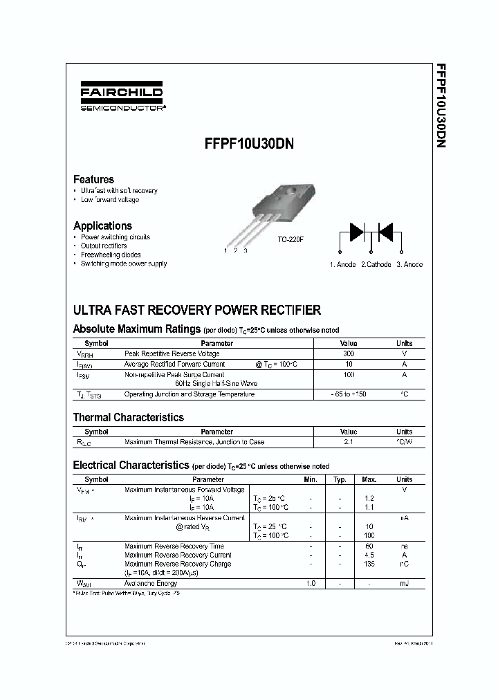 FFPF10U30DN_62507.PDF Datasheet