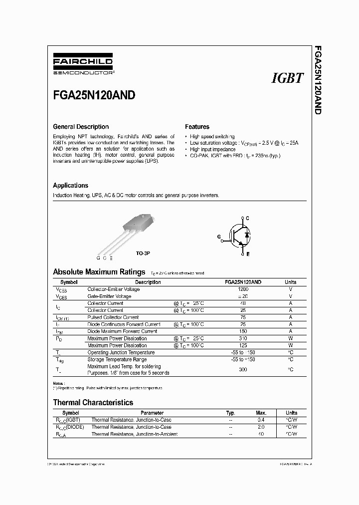 FGA25N120AND_156575.PDF Datasheet