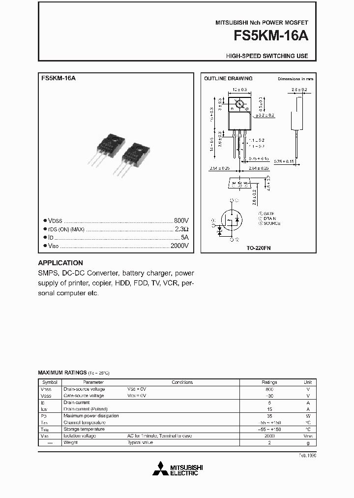 FS5KM-16_184972.PDF Datasheet