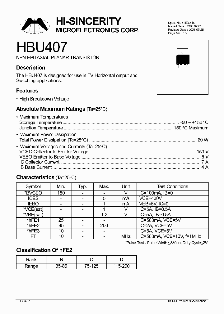 HBU407_62617.PDF Datasheet