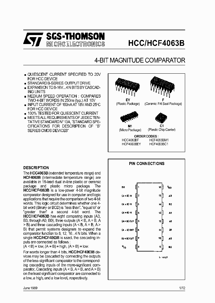 HCF4063_81161.PDF Datasheet