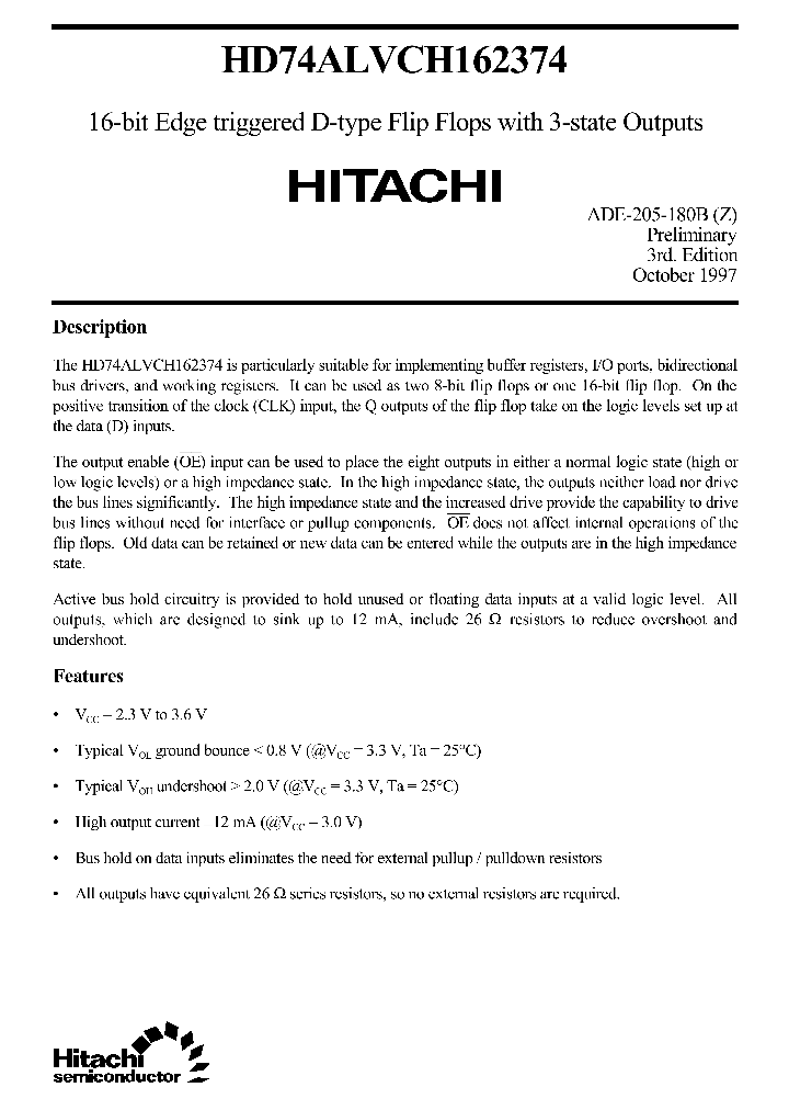 HD74ALVCH162374_25065.PDF Datasheet