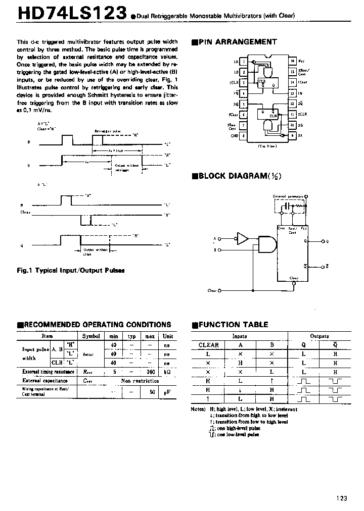 HD74LS123_19105.PDF Datasheet