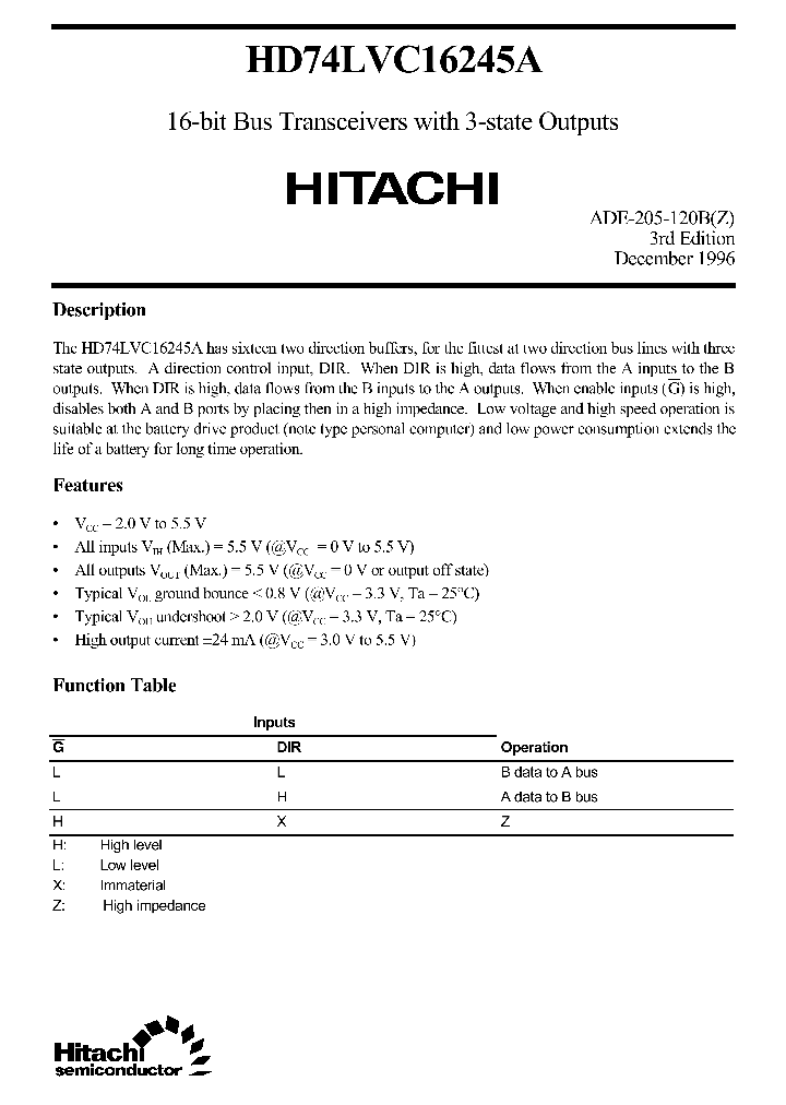 HD74LVC16245_172145.PDF Datasheet