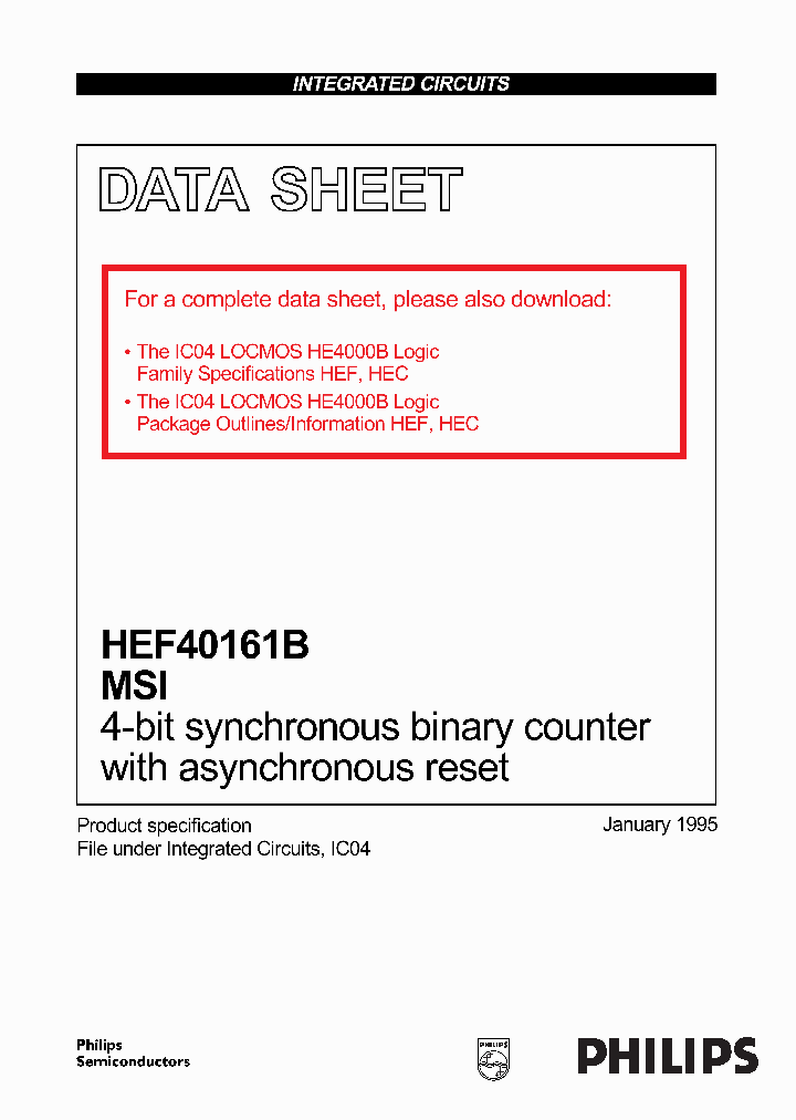 HEF40161_105535.PDF Datasheet