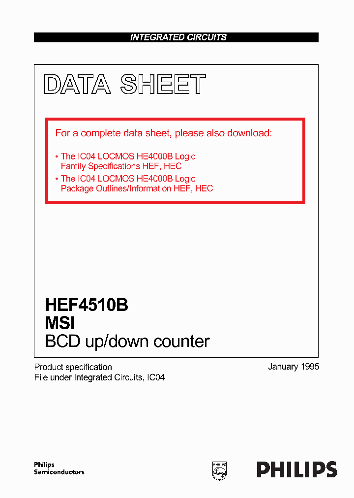 HEF4510B_151304.PDF Datasheet