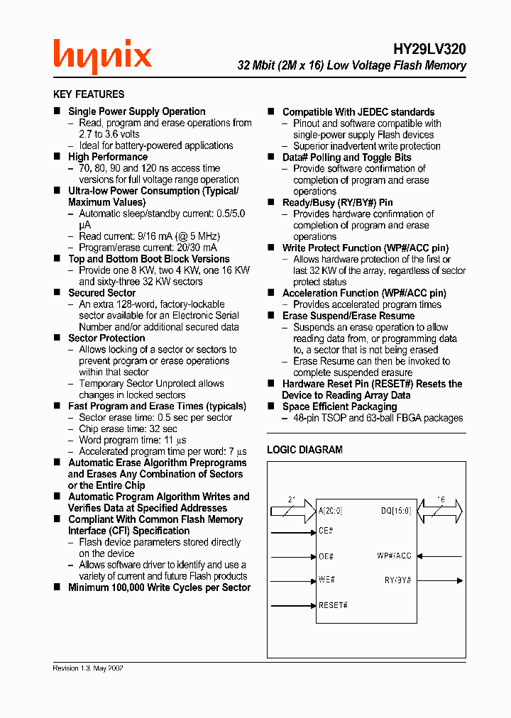 HY29LV320_147580.PDF Datasheet