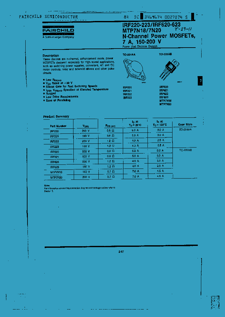 IRF220-223_5772.PDF Datasheet